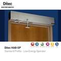 Entrematic Standard Profile - Low Energy Operator door operator in Clear with push arm and 39" head ENT-W9-101-39